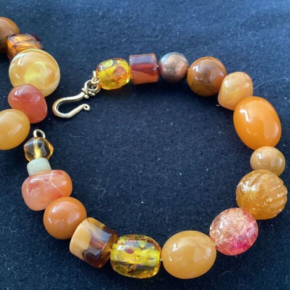 2 OOAK handmade bracelet bangles.  J0084 - Picture 4 of 6